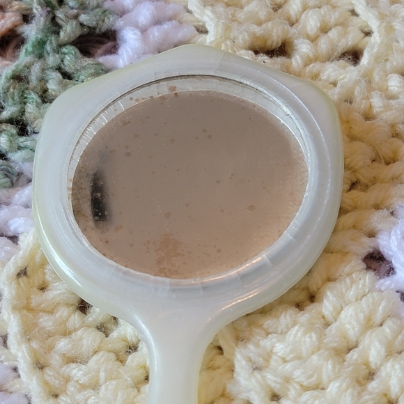 Vintage Plastic Handheld Mirror Apple & Cherry - Picture 6 of 11